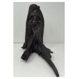 Carved Bearded Man by Smiley Small