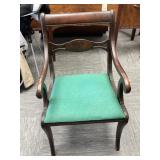 Wood Upholstered Seat Chair