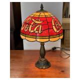 Stained Glass Look "Coca-Cola" Lamp