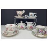 Japanese, English Teacups, Cream, Sugar