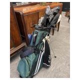 Tour Gear Golf Bag with Assorted Clubs