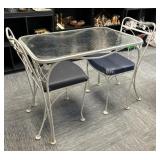 Three Piece Wrought Iron Bistro Set