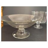 Crate & Barrel Centerpiece and Trifle Bowls