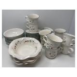 Pfaltzgraff Bowls, Cups and Saucers