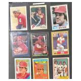 Pete Rose 9 Card Lot