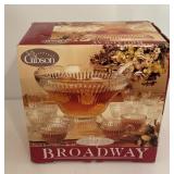 New Gibson Punch Bowl Set