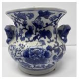 Blue and White Porcelain Jardiniere