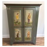 Painted Entertainment Center