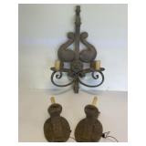Dana Creath Designs Custom Iron Wall Scones  - C