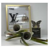 Louis Vuitton Art, Chanel Decor, Metal Flowers