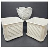 White Planters