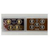 2007 Proof Dollar, 2014 Proof Quarters Sets