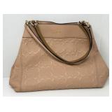 Coach Blush Lexy Signature Embossed Purse