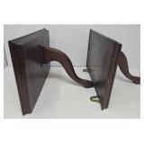 Pair of Wooden Wall Shelves