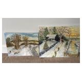 Winter Scenes on Canvas