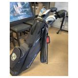 Taylor Made Golf Bag, Assorted Golf Clubs