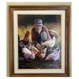 Framed and Signed Painting on Canvas