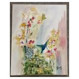 Original Floral Art on Canvas