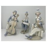 Castille Porcelain Clown Figures