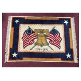 American Bicentennial "Freedom Rug" A