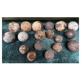 Civil War Grapeshot Cannonballs