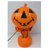 Blow Mold Halloween Jack O Lantern