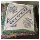 Vintage WWII Souvenir Pillow Shams B