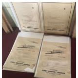 Vintage Programs from Baraca Class at First
