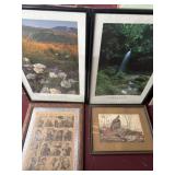 Assorted Framed Artwork