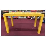 Yellow Formica Table
