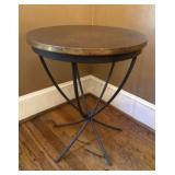 Copper-Tone Side Table