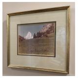 Framed Mountain Scene