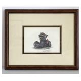Garrison,Webb "Raccoon in a Boot" Print