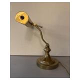 Brass Bankers Lamp