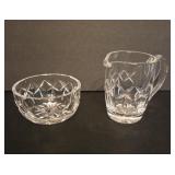 Waterford Crystal Sugar and Creamer Pitcher