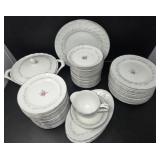 Vintage Royal Swirl Fine China Serving Pieces