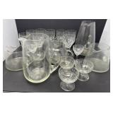 Assortment of Clear Glass