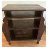Vintage Wooden Magazine Rack