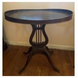 Lyre Base Occasional Table B