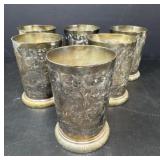 Barker Ellis Silver Plate Mint Julep Glasses