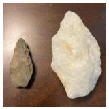 Arrowhead Shaped Quartz and Stone