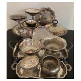 Silver Plate Covered Casserole and More