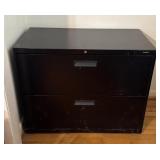 Two Drawer Metal Filing Cabinet
