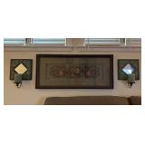 Metal and Glass Wall Art
