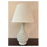 Table Lamp with Rose Pattern
