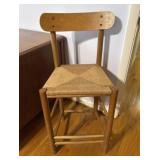 Barstool with Woven Seat