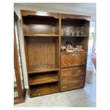 Two Piece Shelving Unit