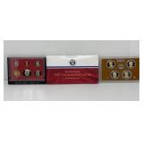 Three US Coin Sets F