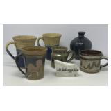 Stoneware Coffee Mugs, Ceramic Vase, More