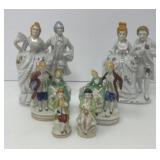 Porcelain Occupied Japan Colonial Figures, More